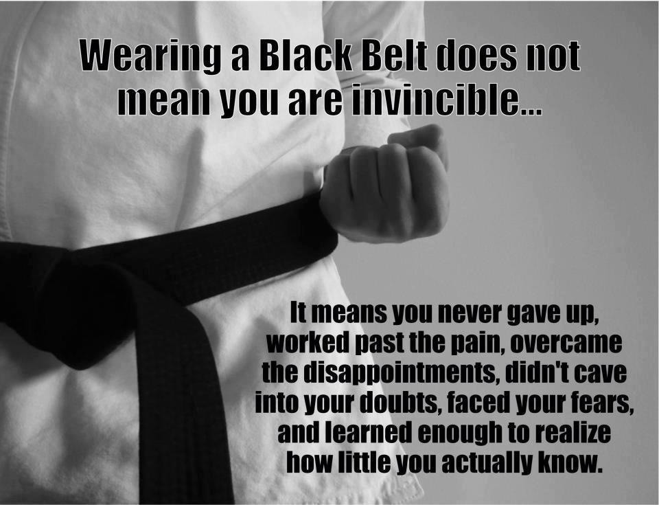 How to become a black clearance belt